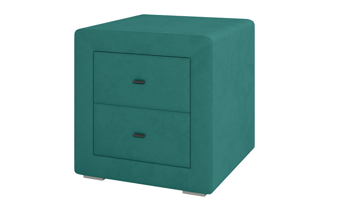 Тумба прикроватная 06.34 - 01 Гамма велюр fresh изумруд